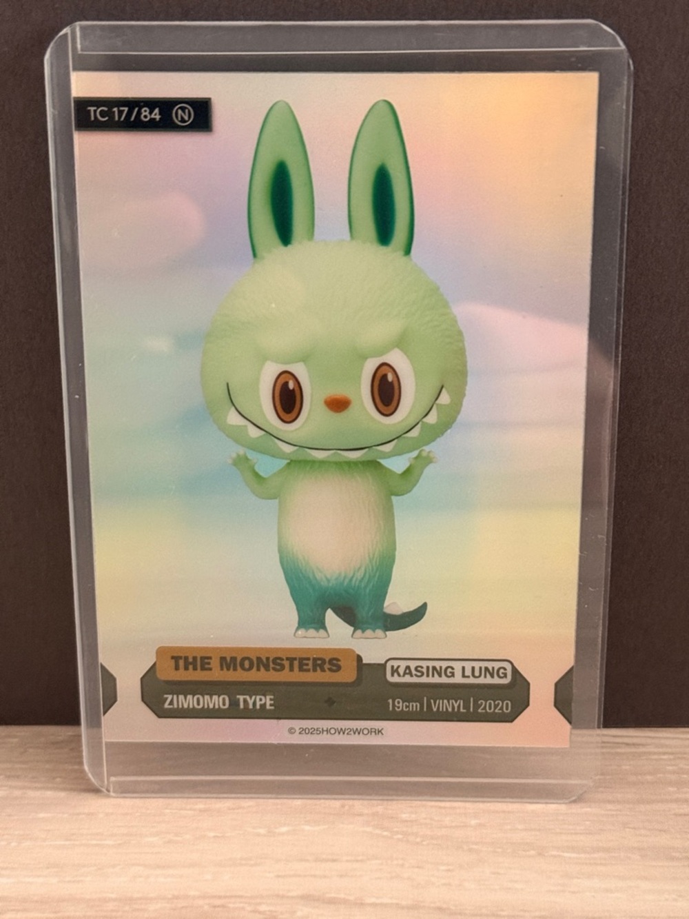 2025 How2Work THE MONSTERS Series 3 "ZIMOMO TYPE" 17/84 N LABUBU Kasing Lung